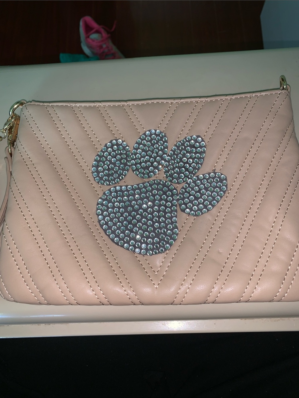 Crystal paw Crossbody/Clutch/Wristlet